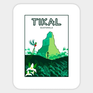 TIKAL GUATEMALTECO Sticker